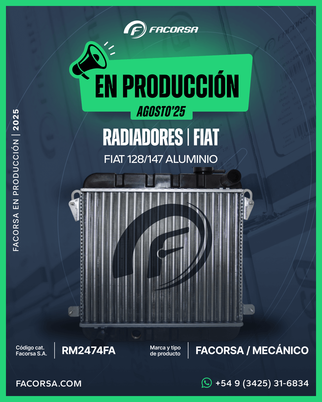 En Producción Agosto 2025 - FACORSA