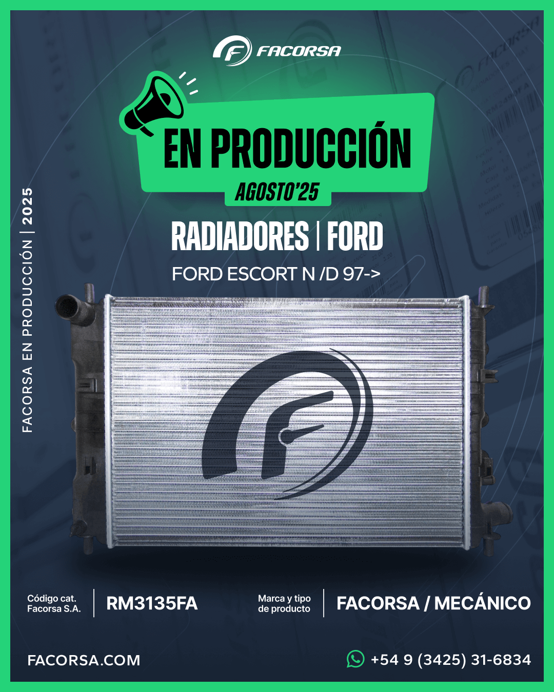 En Producción Agosto 2025 - FACORSA