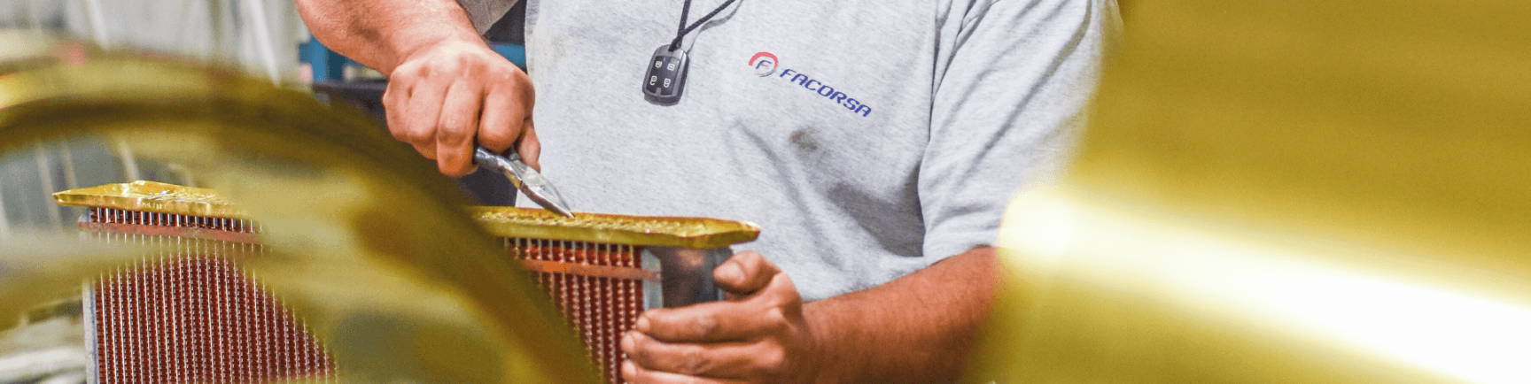 FACORSA operators in radiator production - Certified Quality Management System