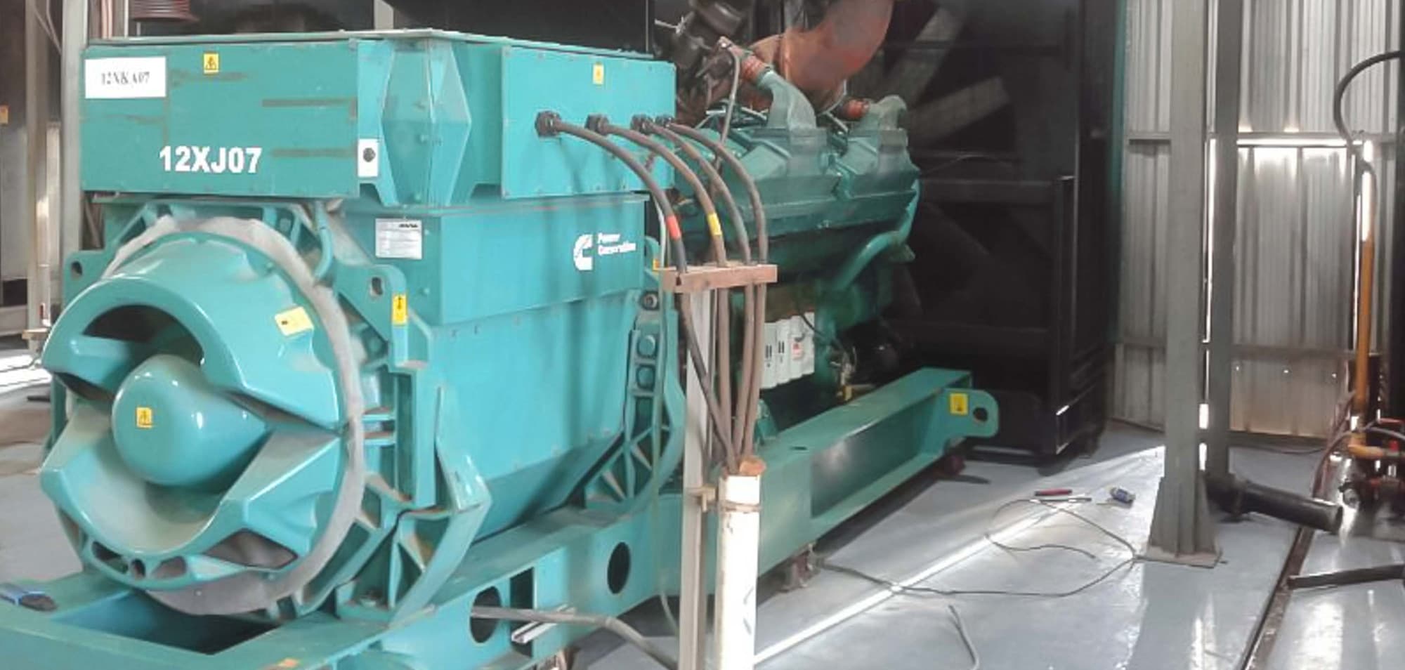 Fabricación y Reparación de Radiadores para Grupos Electrógenos de Alta Potencia