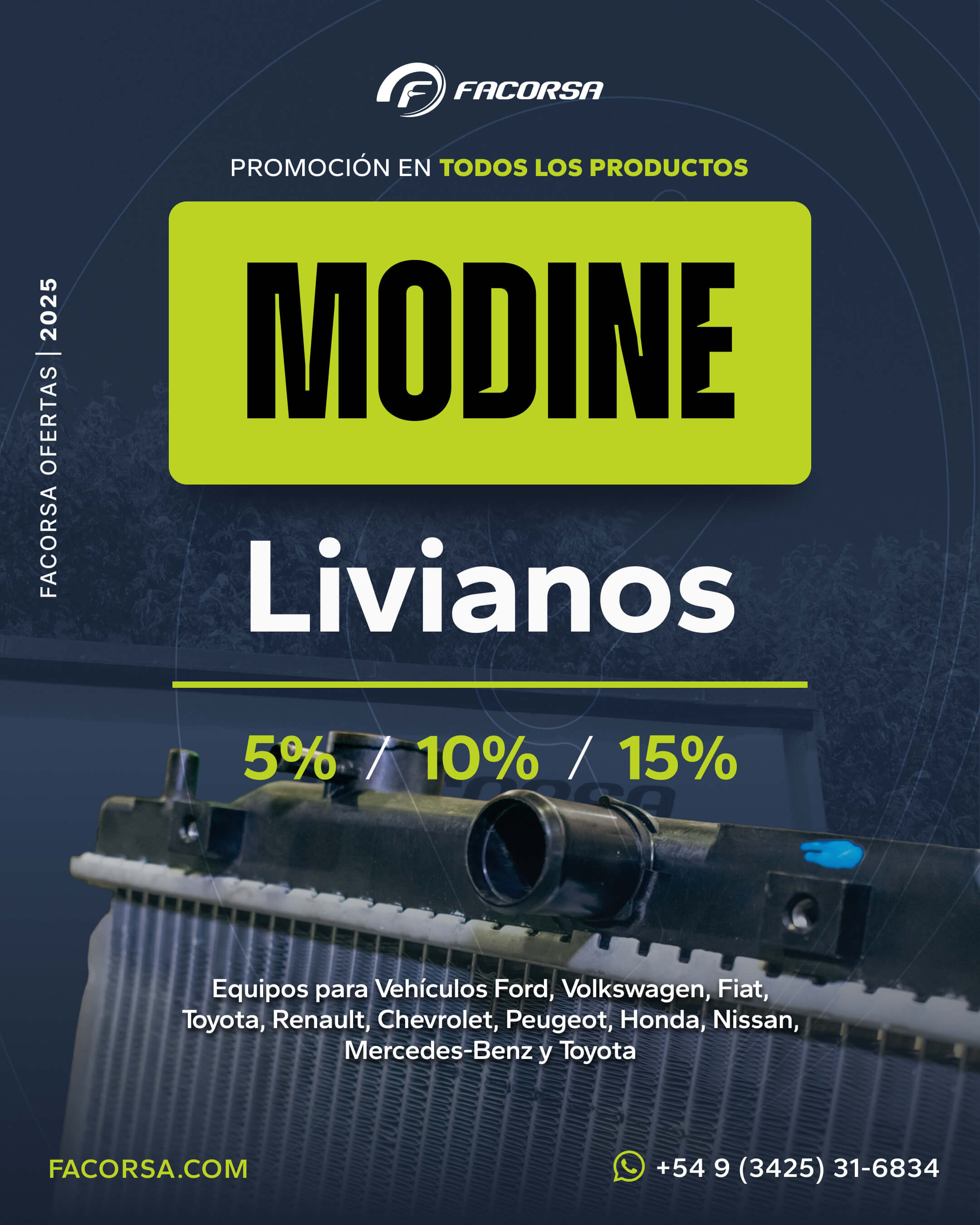 Oferta Modine Septiembre 2025 - FACORSA