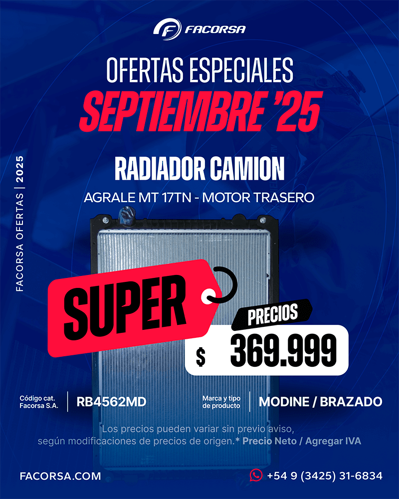 Oferta Septiembre 2025 - FACORSA
