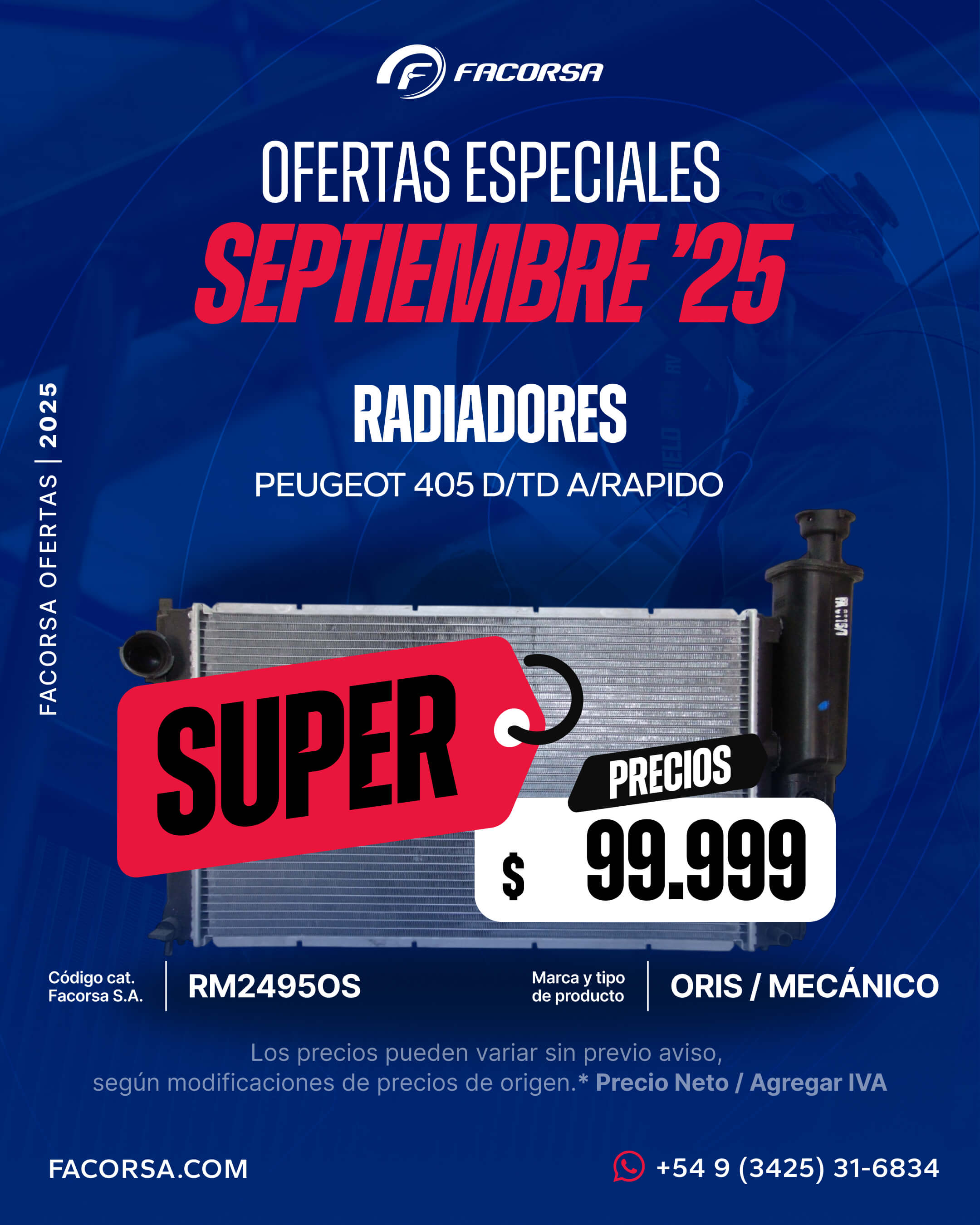 Oferta Septiembre 2025 - FACORSA
