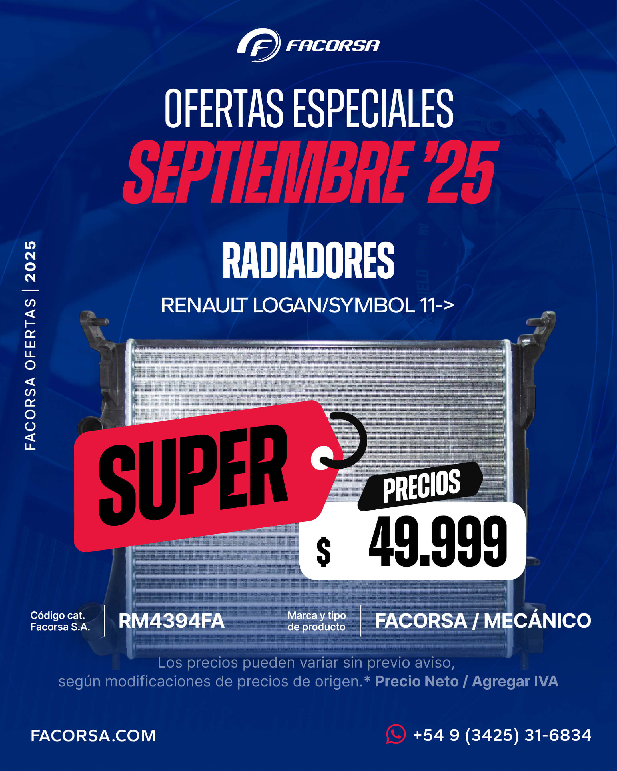 Oferta Septiembre 2025 - FACORSA